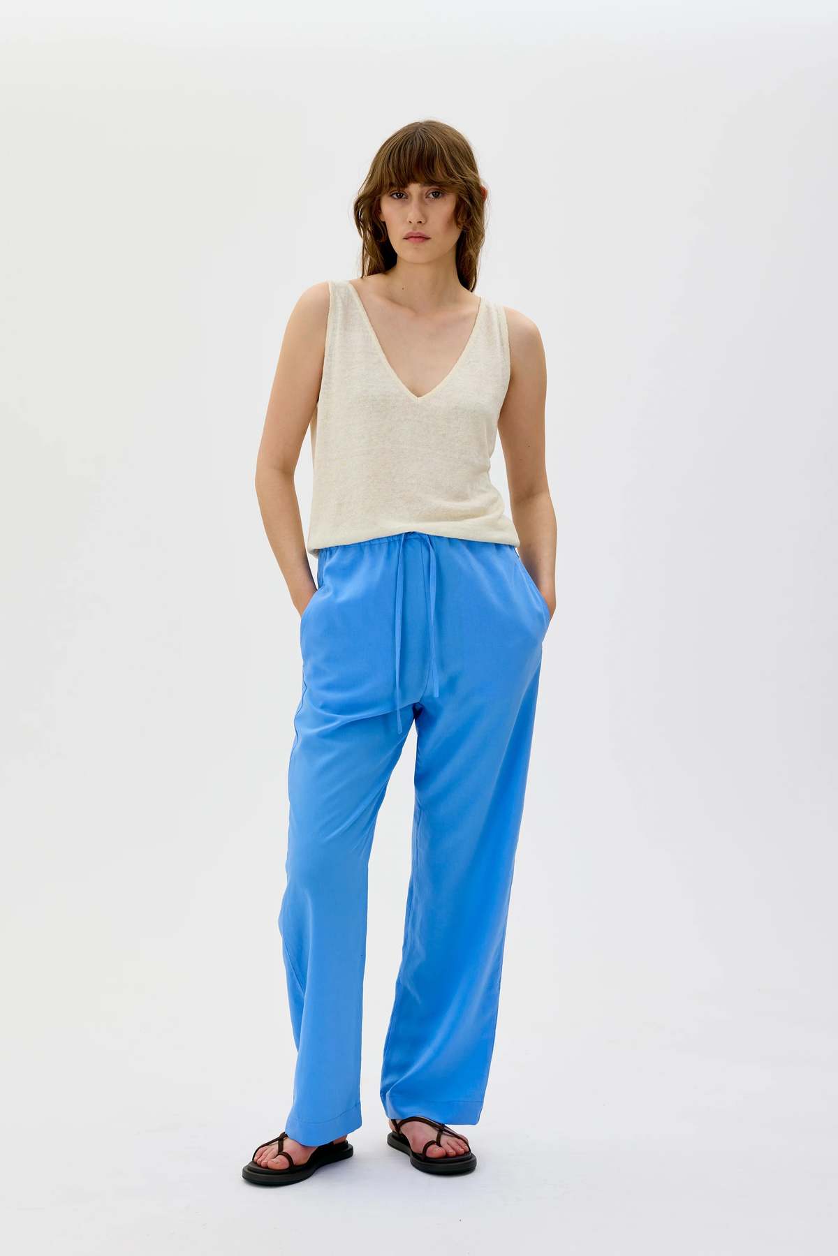 Maska Delia Silk Linen Top - Image 1 of 2