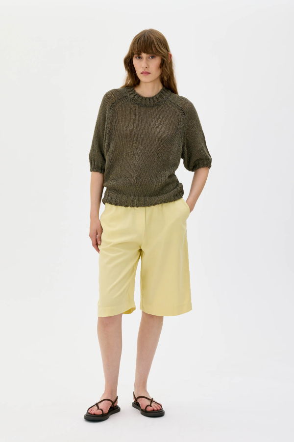 Maska Elena Cotton Linen Wrapped Yarn Sweater