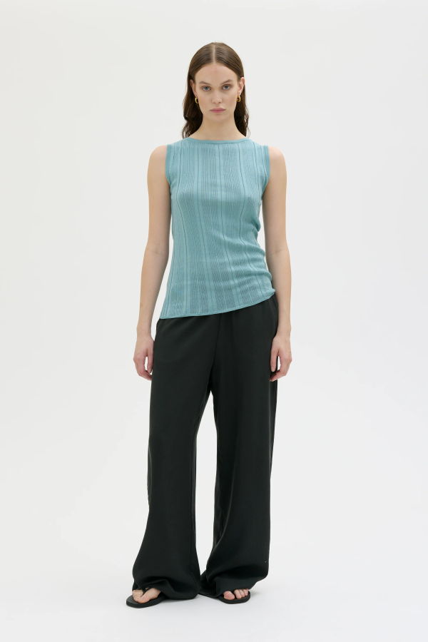 Maska Enni Ribbed Light Organic Cotton Sleeveless Top