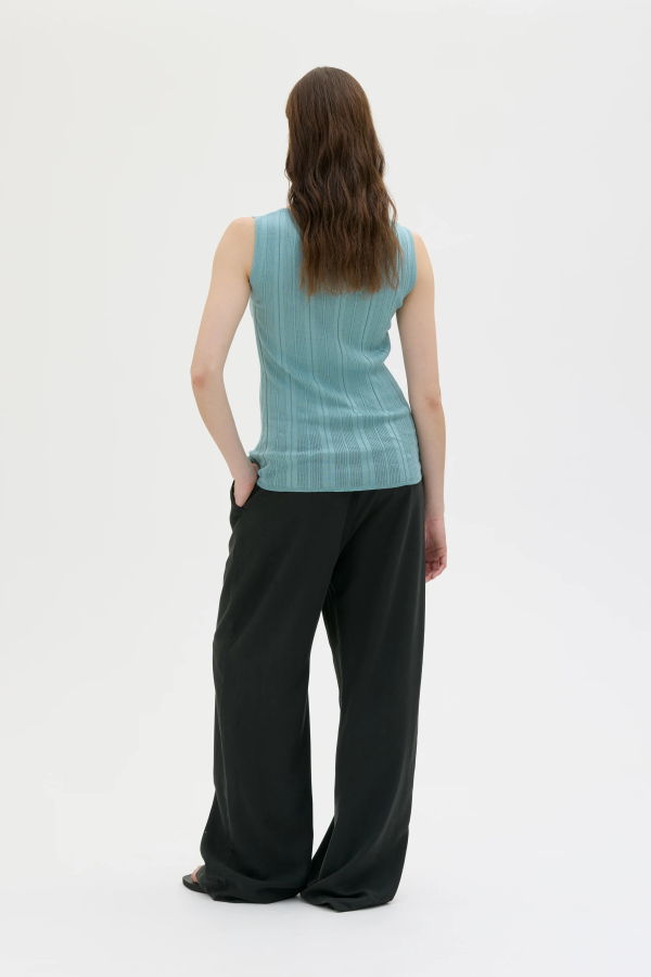Maska Enni Ribbed Light Organic Cotton Sleeveless Top