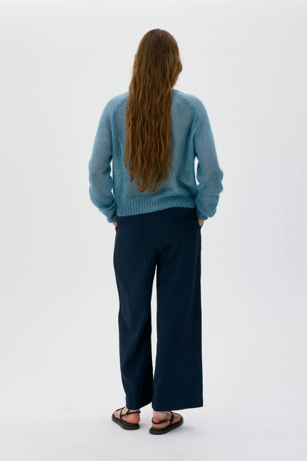 Maska Laio Light Silk Mohair Cardigan - Spear Mint Green