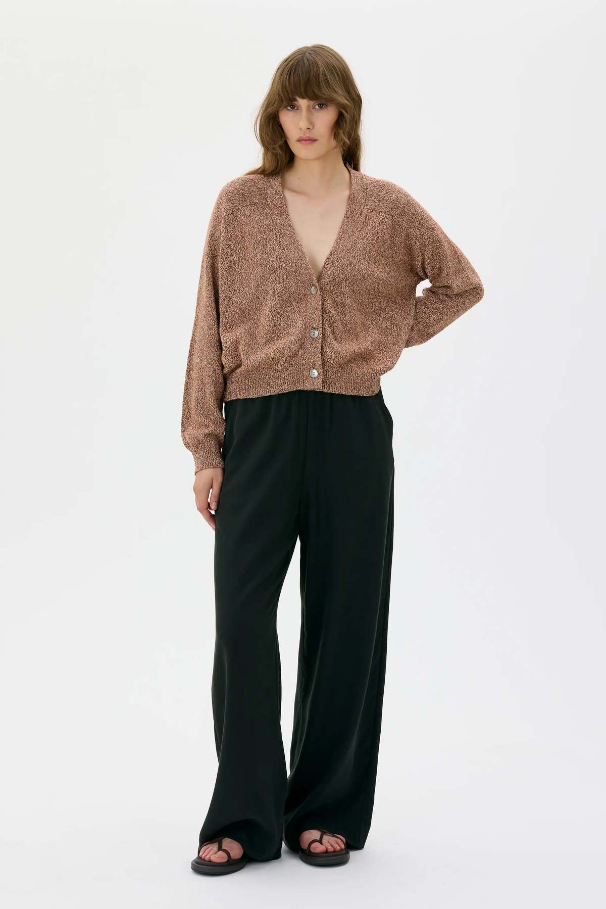 Maska Lita Organic Cotton Linen Cardigan - Image 1 of 4