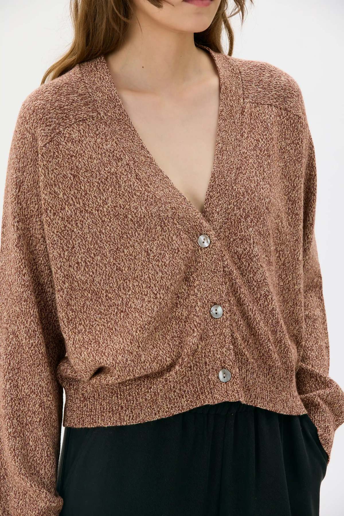 Maska Lita Organic Cotton Linen Cardigan - Image 4 of 4