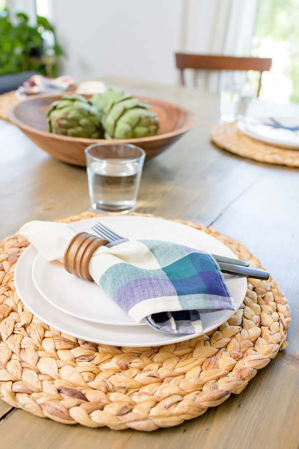 Sustainable Threads Yin Yang Handwoven Napkins Set of 4