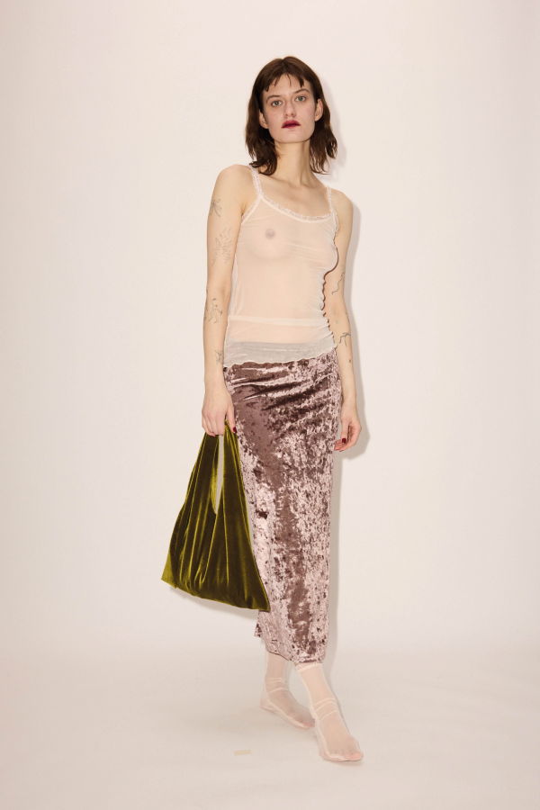 Simone Wild Low Waist Skirt - Praline