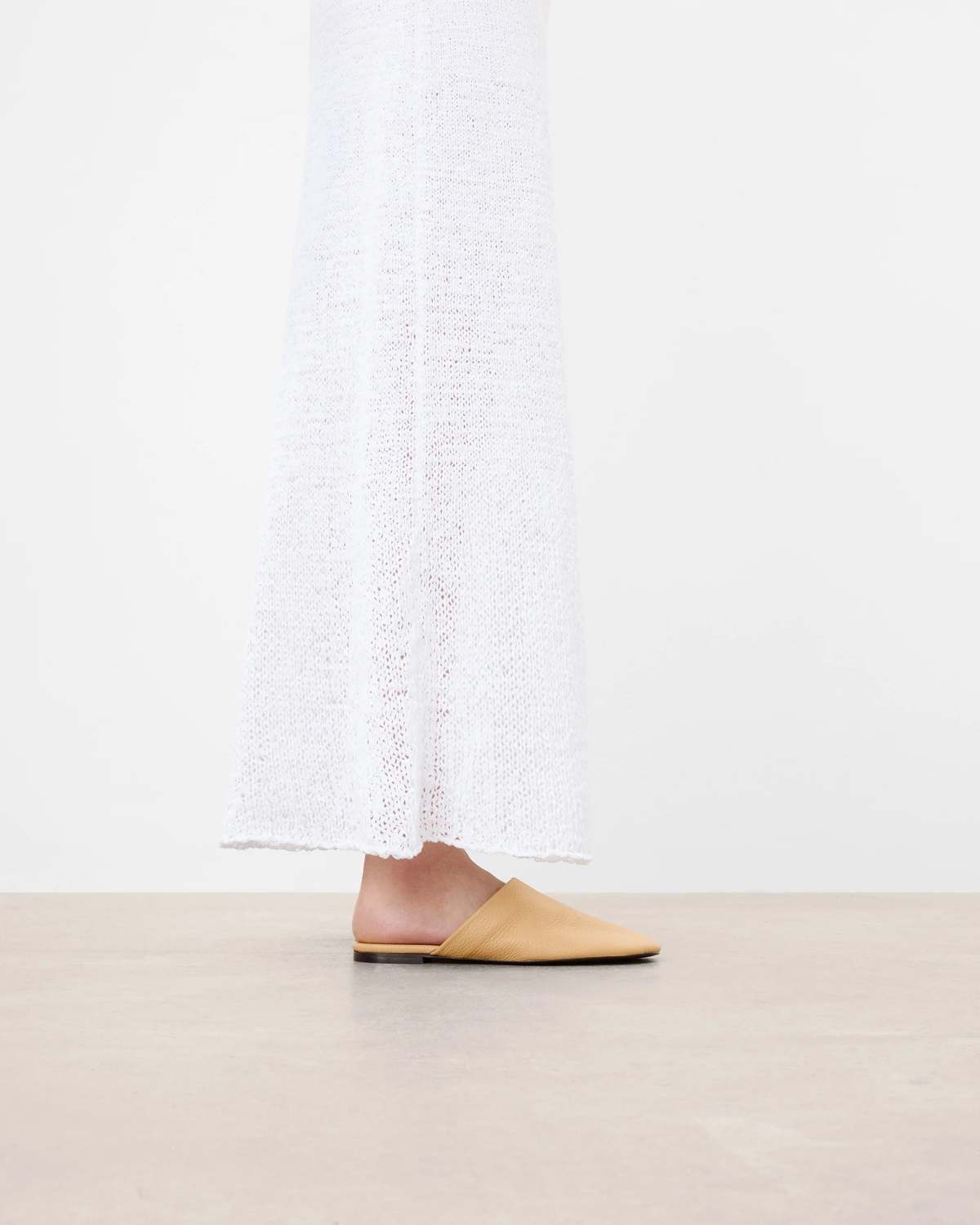 Flattered Maurine Grained Leather Biscotti Loafers - Image 5 of 5