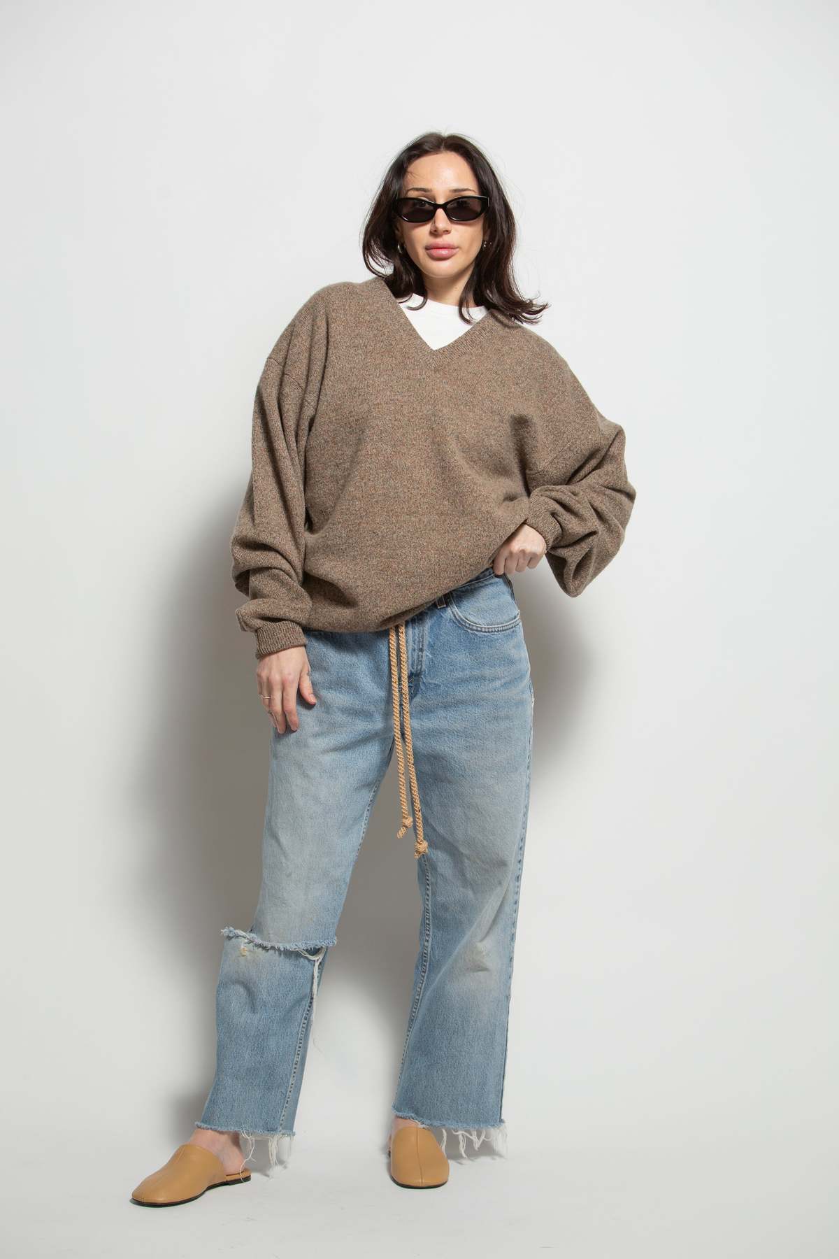 Vintage Nordstrom Wool Sweater Top - Image 1 of 8