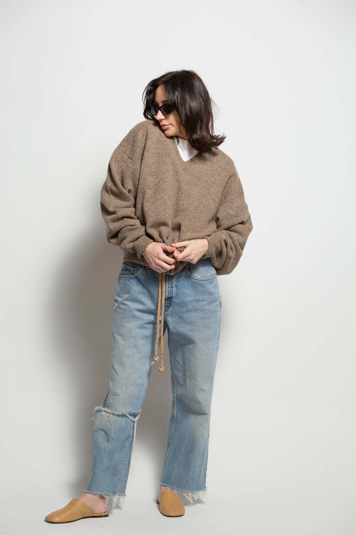 Vintage Nordstrom Wool Sweater Top - Image 3 of 8