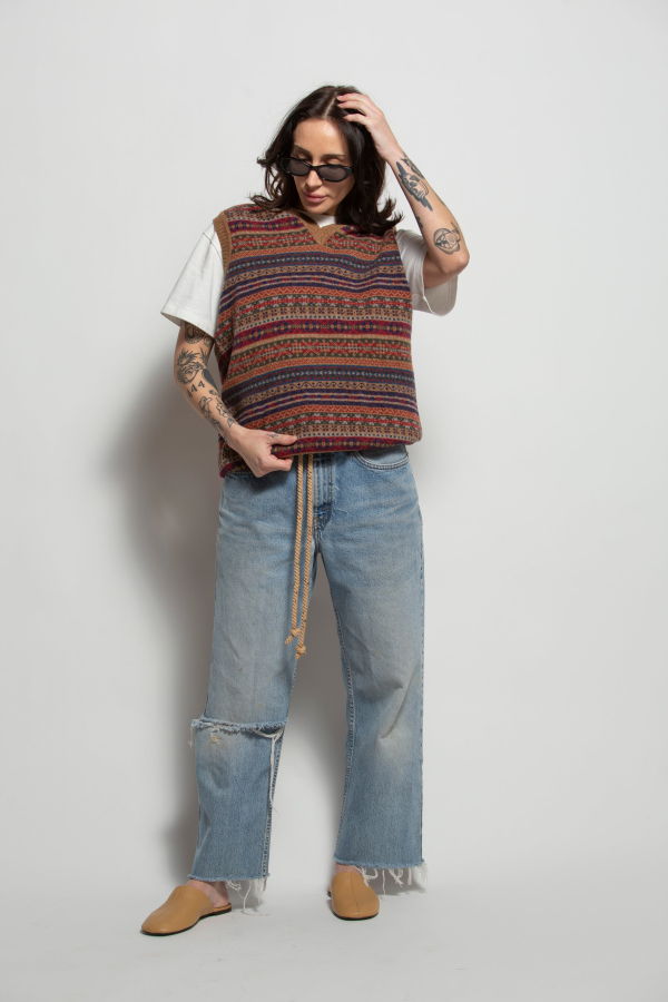 Vintage Wool Sweater Vest