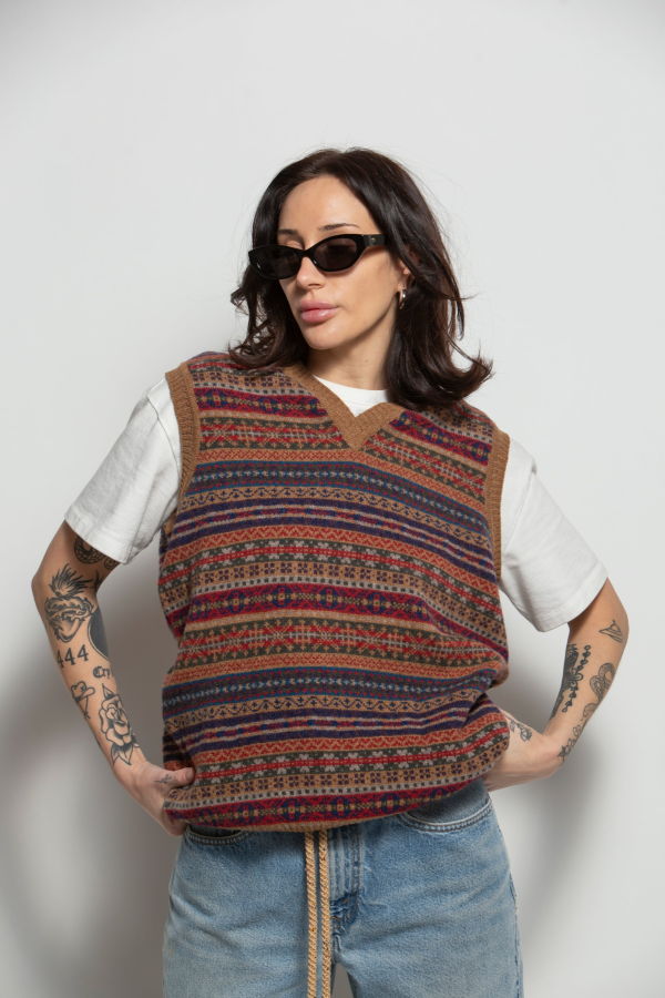 Vintage Wool Sweater Vest