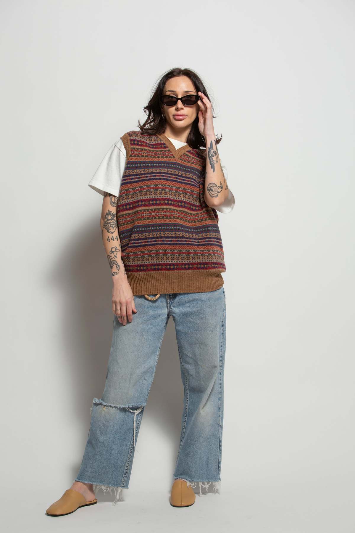 Vintage Wool Sweater Vest - Image 3 of 5