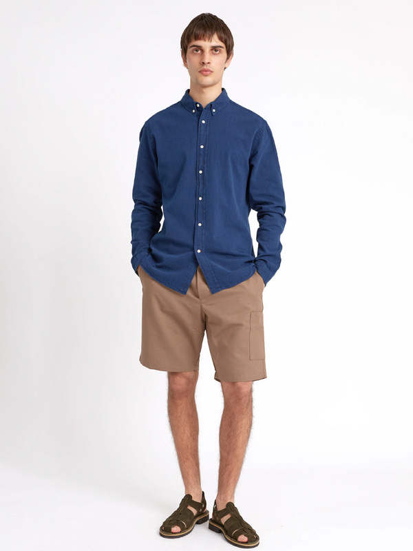 Oliver Spencer Brook Shirt - Kildale Indigo Rinse