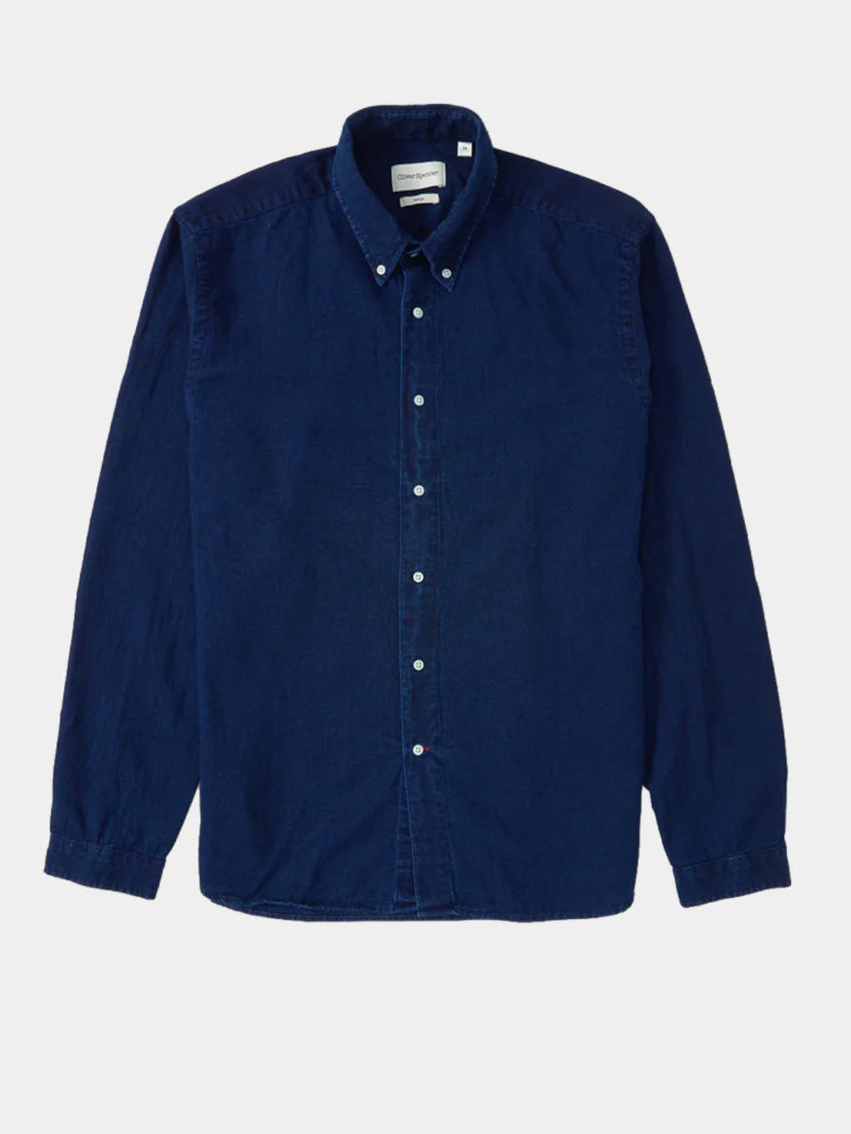 Oliver Spencer Brook Shirt - Kildale Indigo Rinse - Image 2 of 6