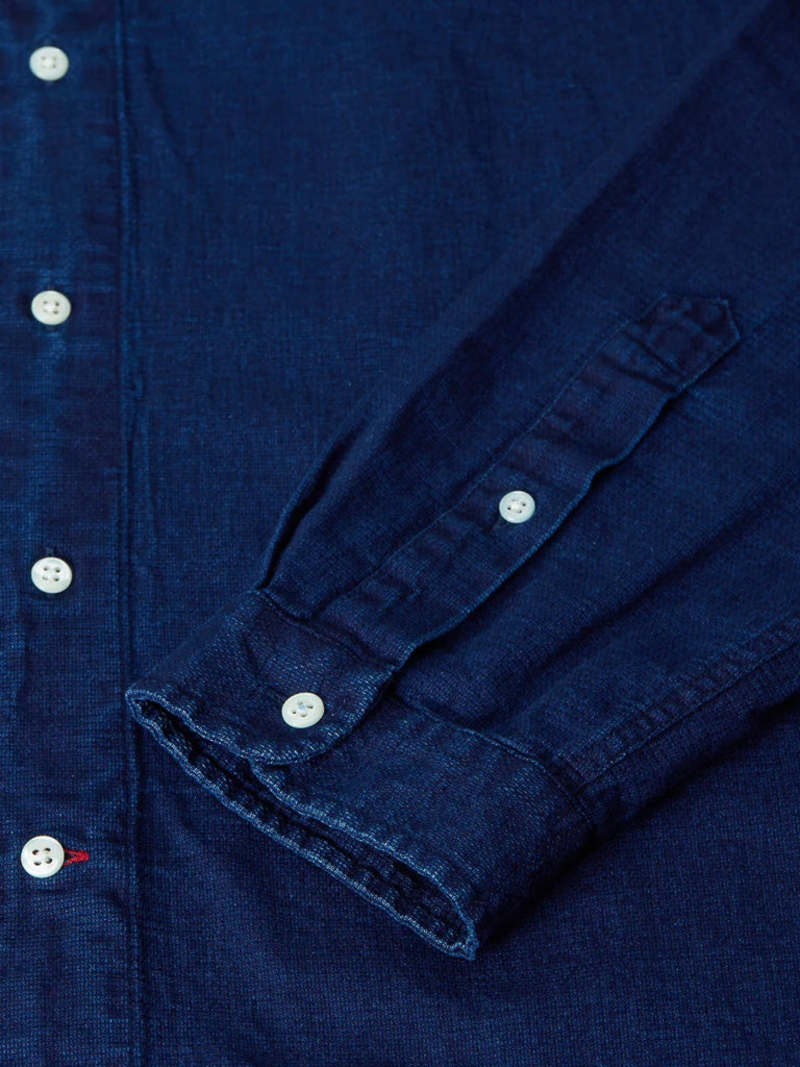 Oliver Spencer Brook Shirt - Kildale Indigo Rinse