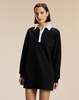 Cynthia Rowley Ardie Rugby Dress - Black - Thumbnail 1