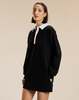 Cynthia Rowley Ardie Rugby Dress - Black - Thumbnail 3