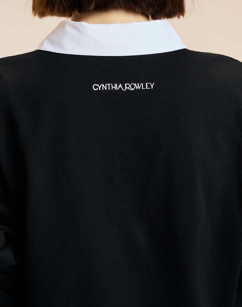 Cynthia Rowley Ardie Rugby Dress - Black