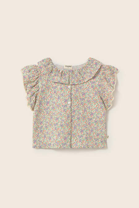 Kids Soor Ploom Flutter Tee - Stripe Eucalyptus | Garmentory