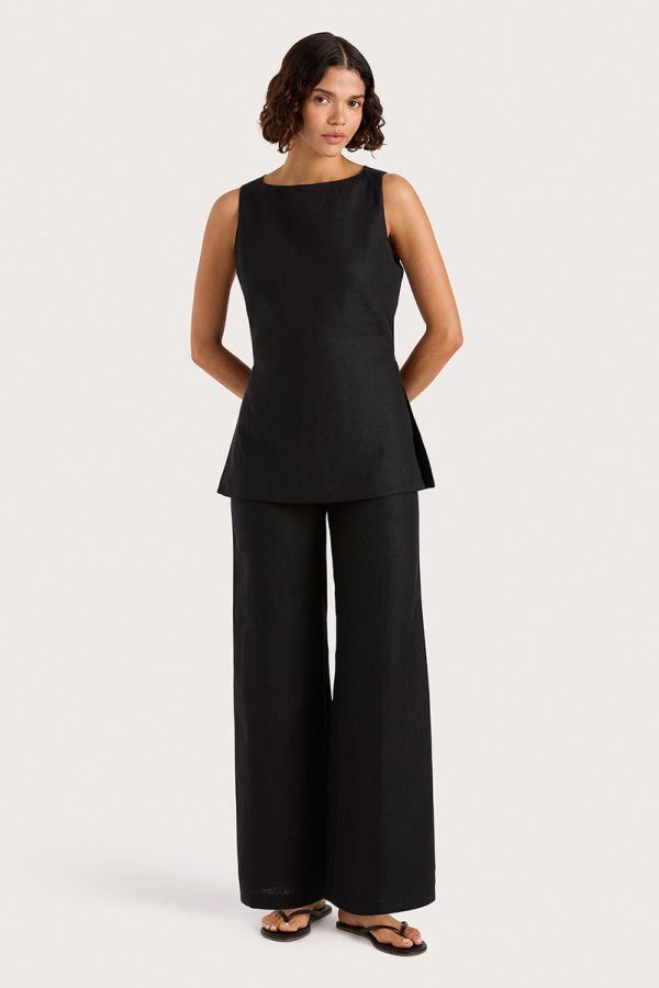 Faithfull The Brand Joan Top - Black