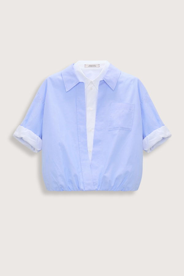 Dorothee Schumacher Powerful Ease Blouse - Oxford Blue