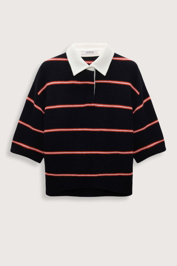 Dorothee Schumacher Sporty Statement Sweater - Energetic Blue Trio