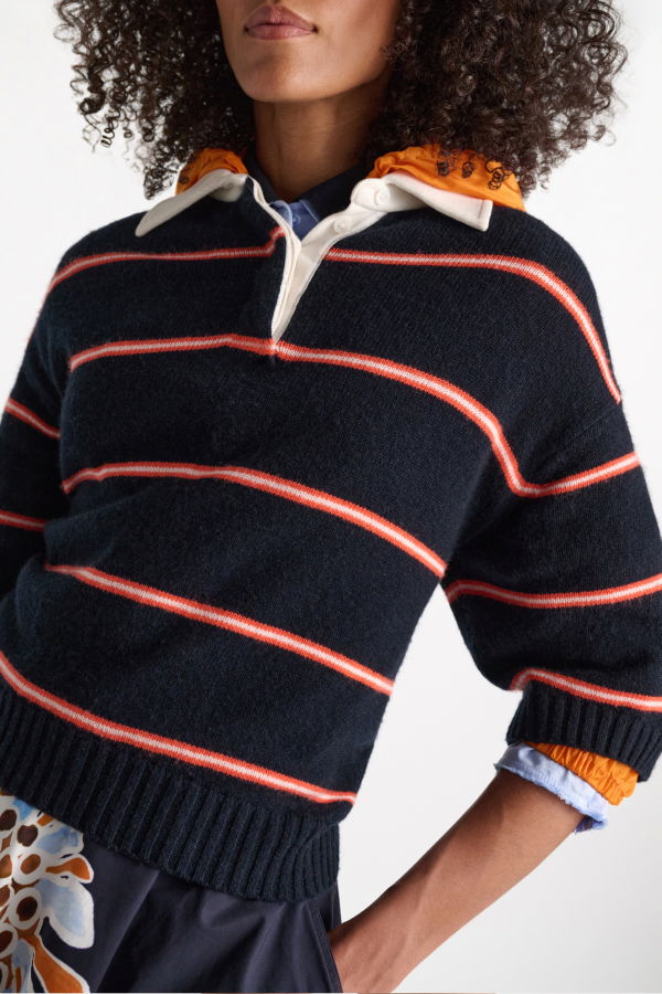 Dorothee Schumacher Sporty Statement Sweater - Energetic Blue Trio