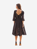 Charo Ruiz Corbin Dress - Black - Thumbnail 3