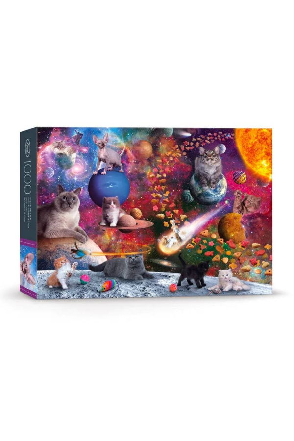 Fred & Friends Norwood Galaxy Cats 1000 Piece Puzzle