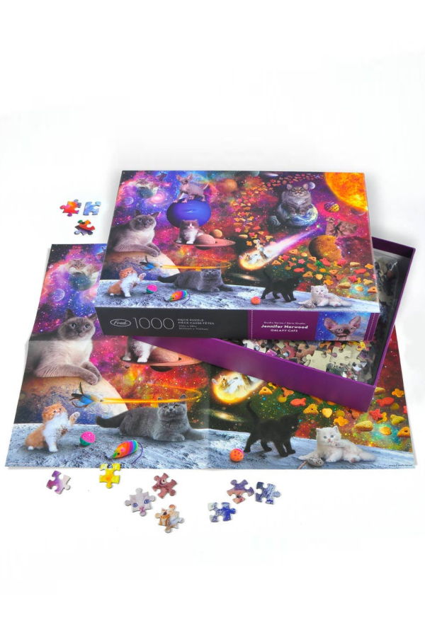Fred & Friends Norwood Galaxy Cats 1000 Piece Puzzle