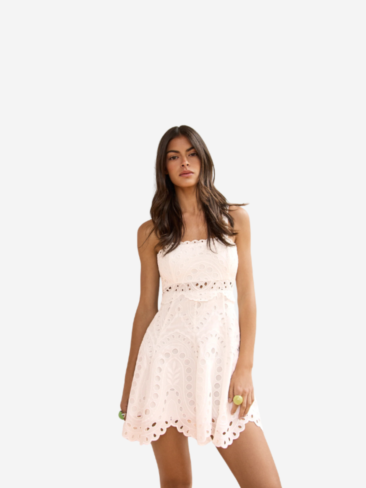 Charo Ruiz Zeph Dress - White - Image 2 of 3