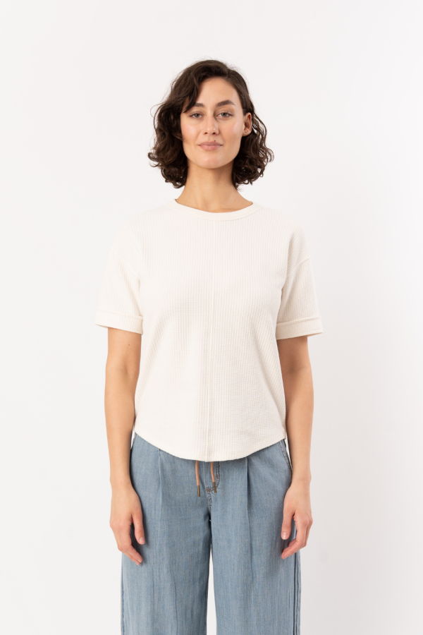 Lilla P. Drop Shoulder Sweatshirt - Ecru