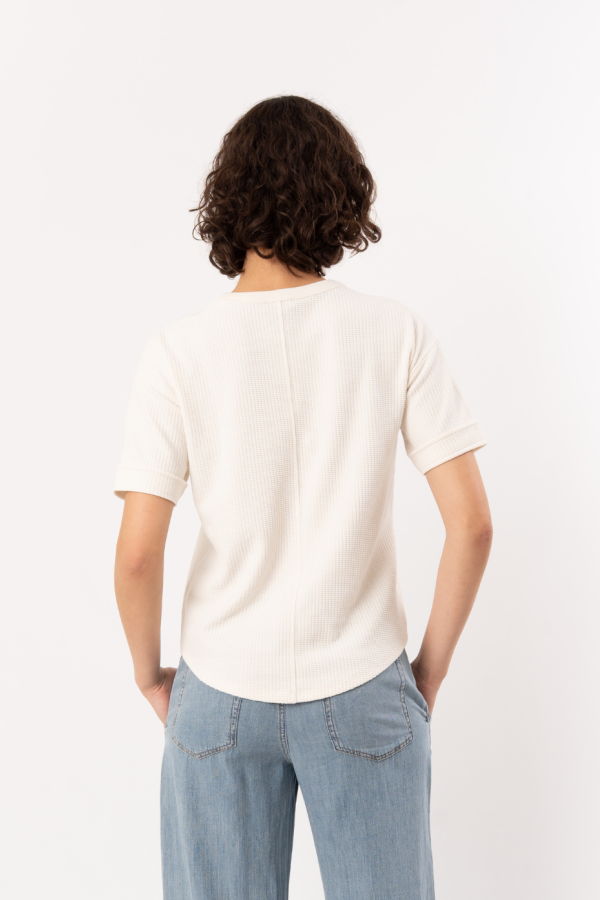 Lilla P. Drop Shoulder Sweatshirt - Ecru
