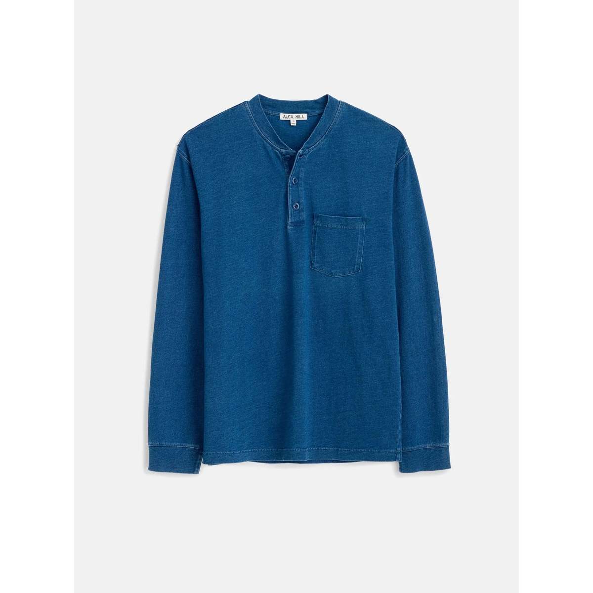 Alex Mill Alan Henley Tee - Indigo - Image 1 of 4
