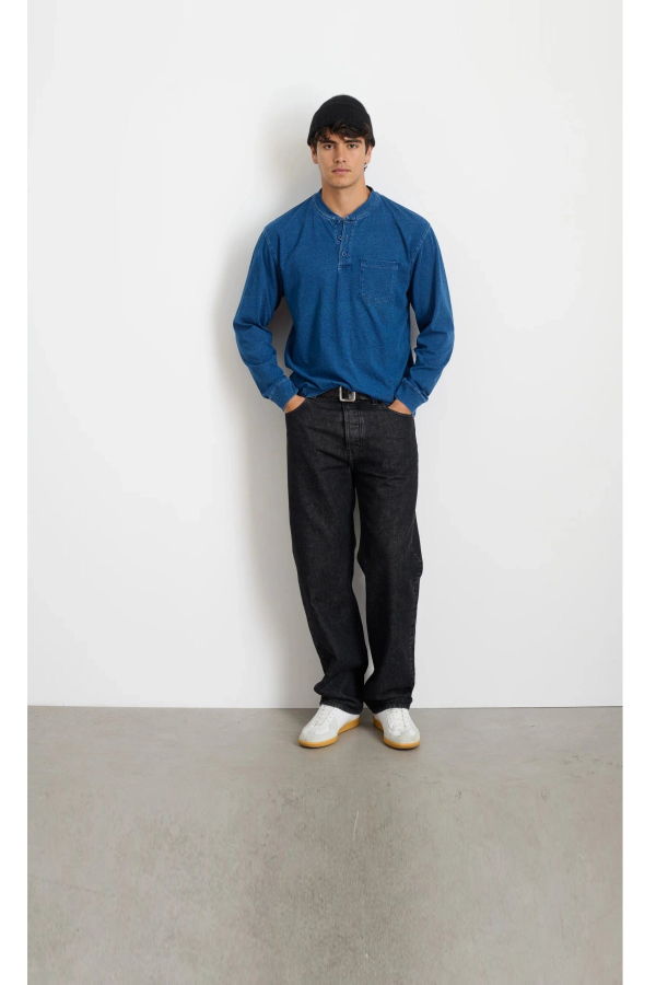 Alex Mill Alan Henley Tee - Indigo
