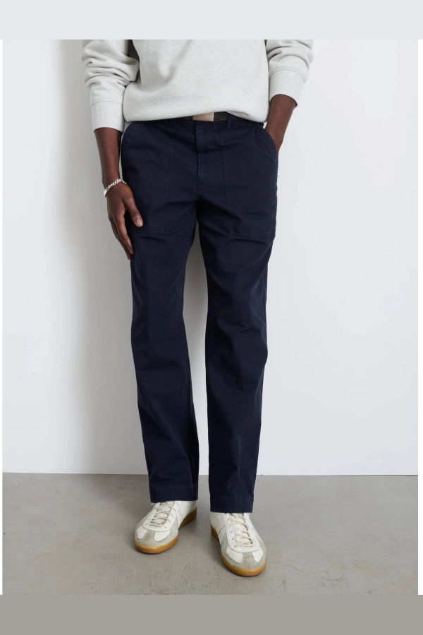 Alex Mill Field Pant Herringbone Pants - Navy
