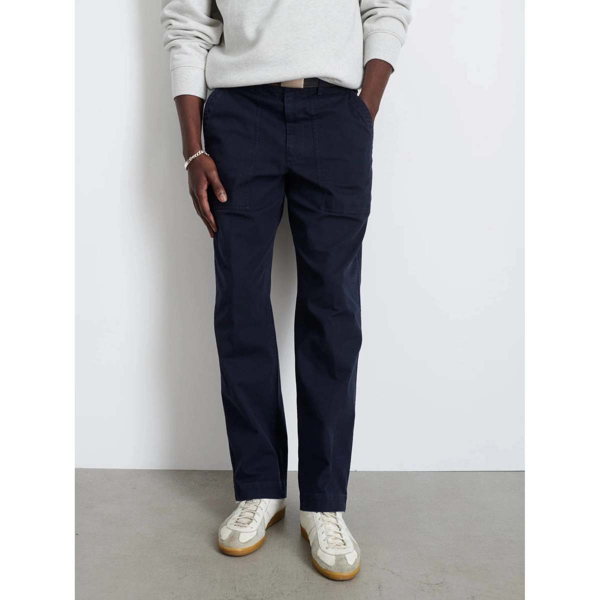 Alex Mill Field Pant Herringbone Pants - Navy - Image 2 of 6
