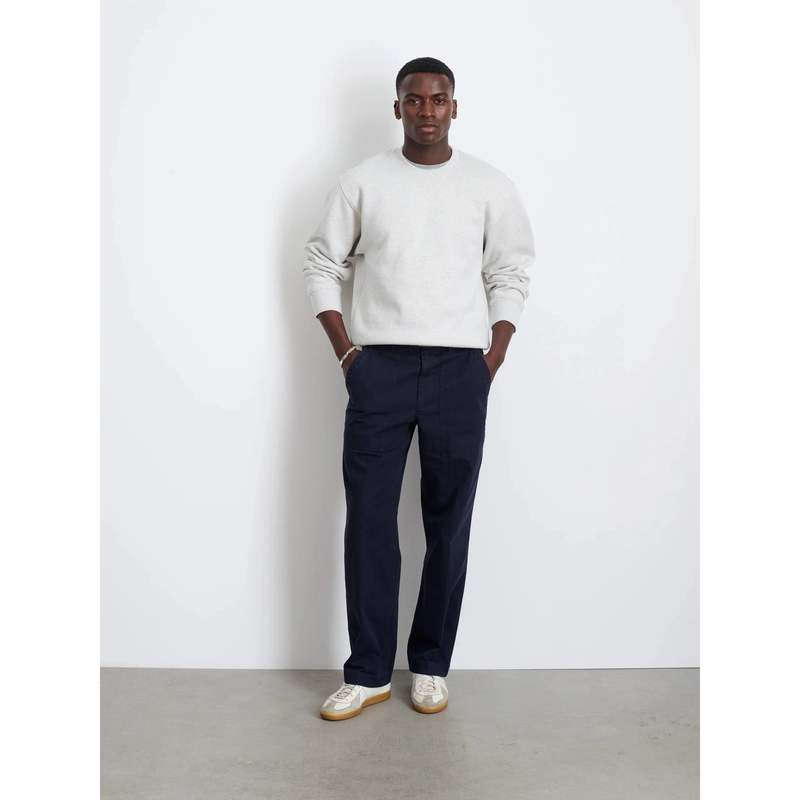 Alex Mill Field Pant Herringbone Pants - Navy