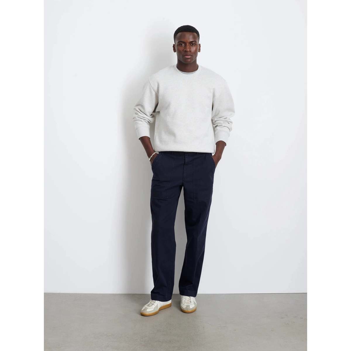 Alex Mill Field Pant Herringbone Pants - Navy - Image 3 of 6