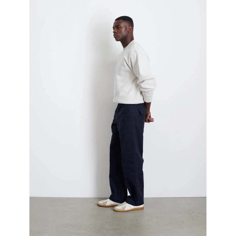 Alex Mill Field Pant Herringbone Pants - Navy