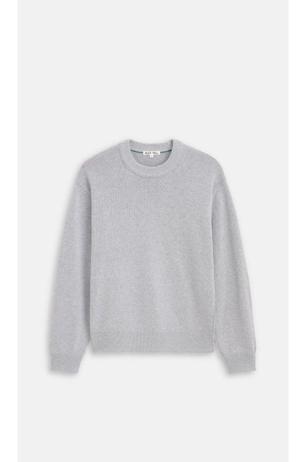 Alex Mill Gabriel Crewneck Sweater - Heather Grey