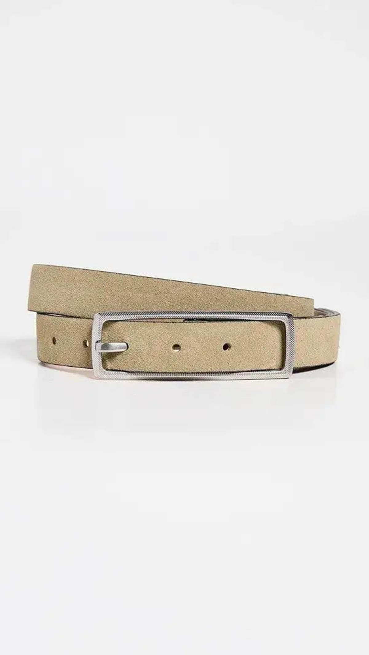 Lillie Alexander Boutique Rag & Bone Light Olive Suede Belt - Light Olive Suede - Image 2 of 2
