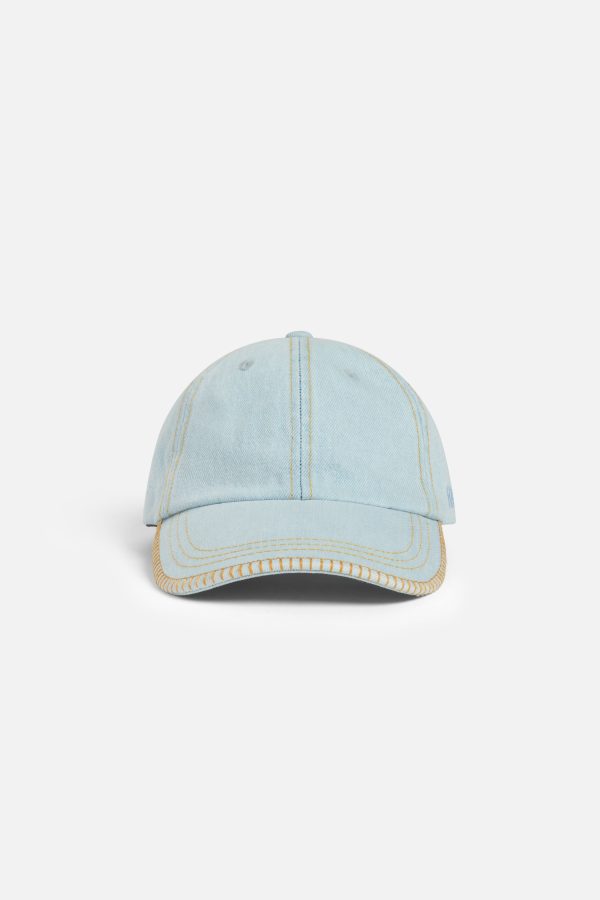 KROST Denim Blanket Stitch Cap