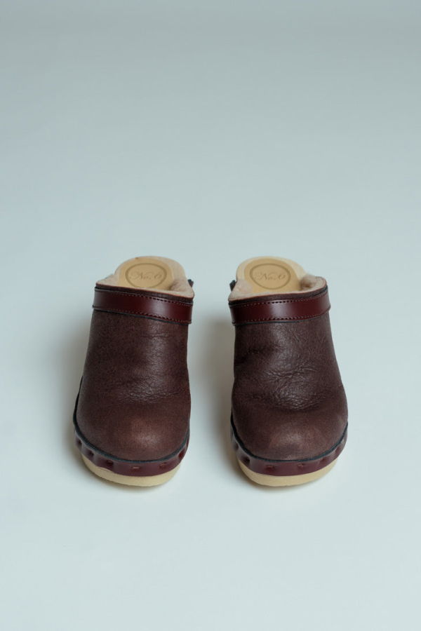 No.6 Dakota Shearling High Heel Clog - Spitfire