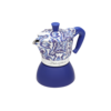 Bialetti X Dolce&Gabbana Mediterranean Moka Induction 4 Cup Coffee Maker - Blue - Thumbnail 6