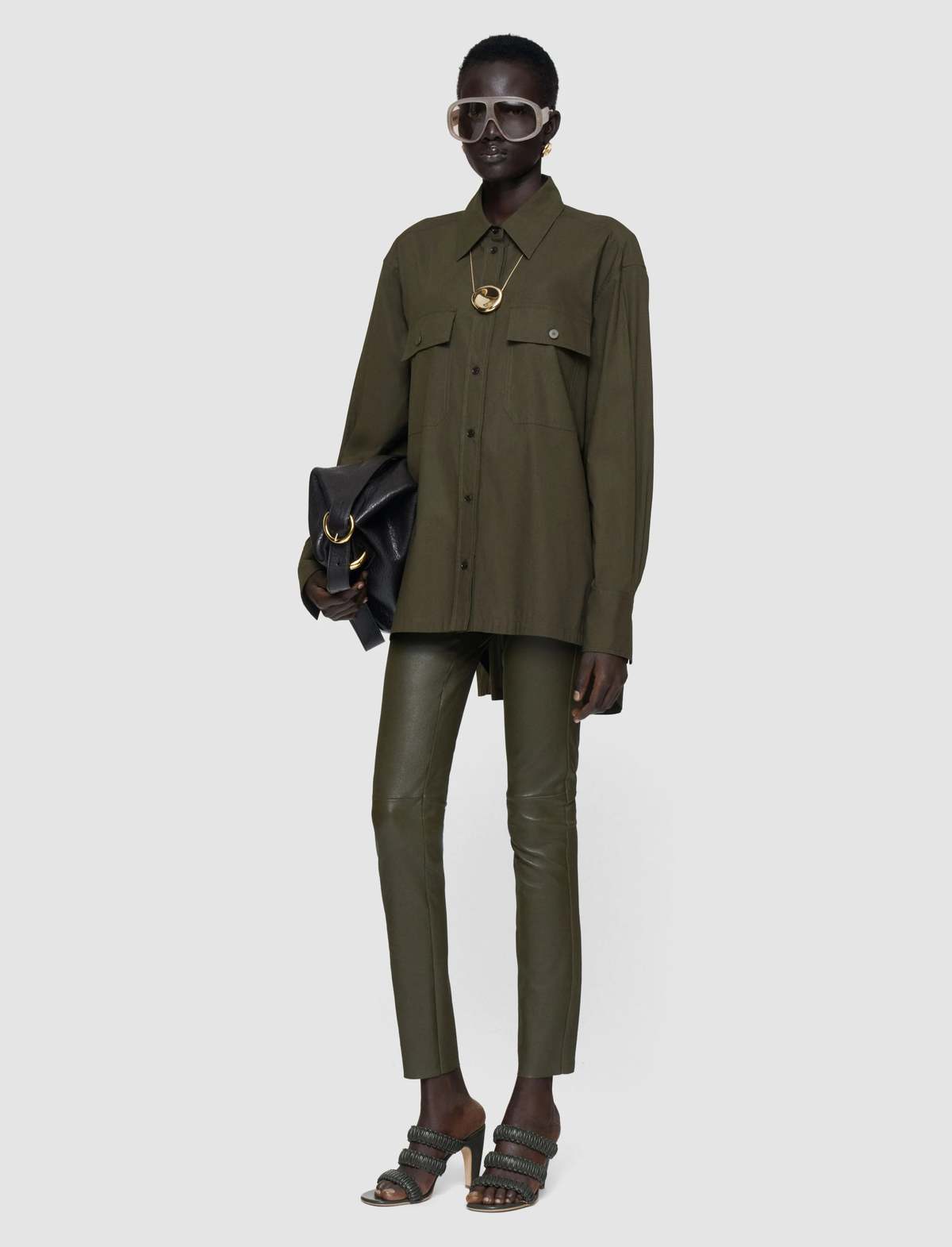 JOSEPH Ranya Cotton Poplin Blouse - Image 3 of 4