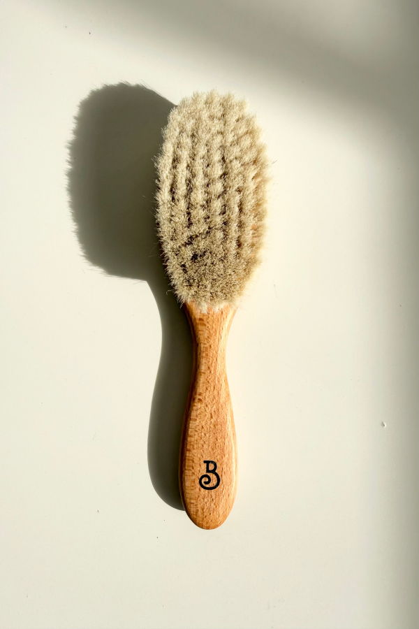 L'Artisan Brossier French Baby Brush - 100% Natural Ultra Soft Goat Hair