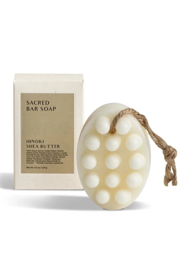 Cedar and Myrrh Hinoki + Shea Butter Bar Soap