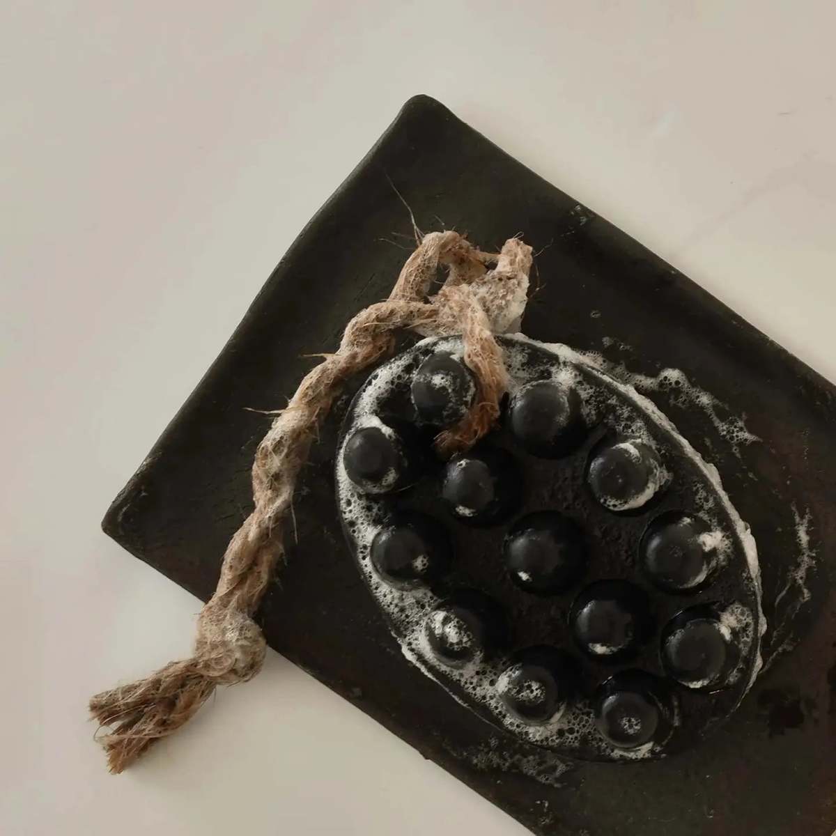 Cedar and Myrrh Palo Santo + Charcoal Bar Soap - Image 3 of 4