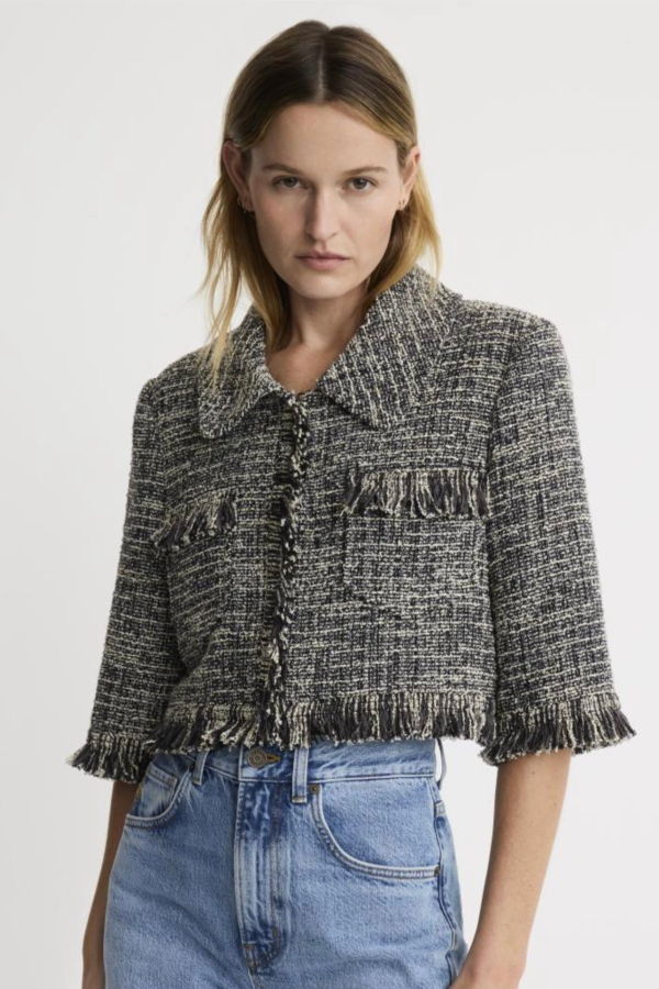 Smythe Cropped Sleeve Mini Jacket SP26048 Jacket