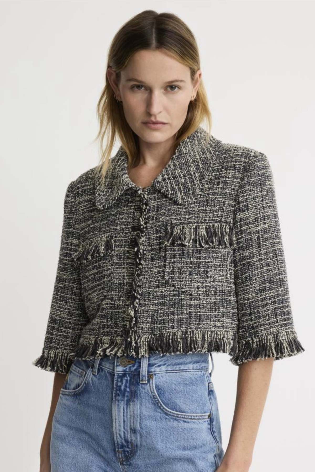 Smythe Cropped Sleeve Mini Jacket SP26048 Jacket - Image 1 of 5